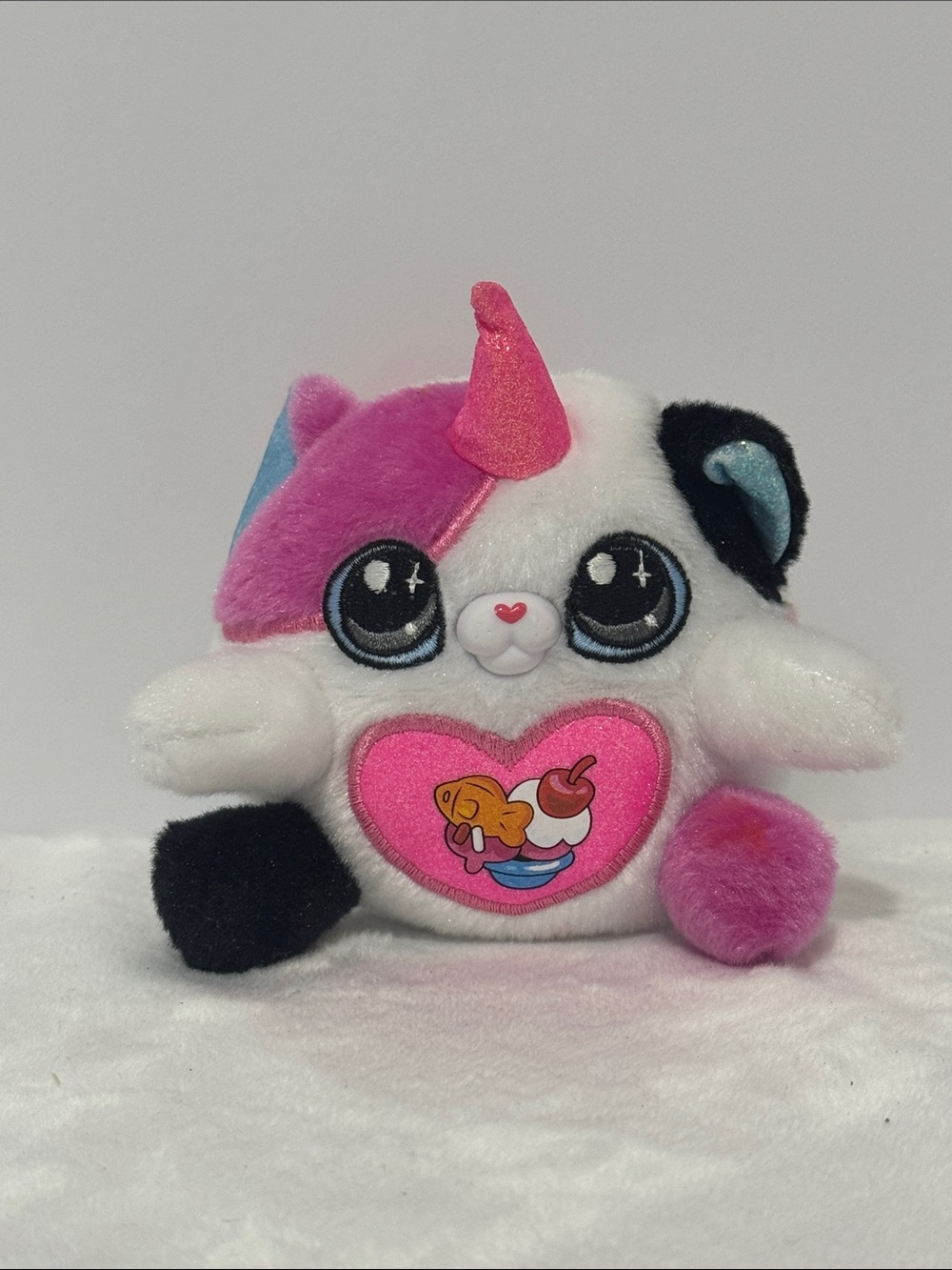 Rainbowcorn Unicorn Cat Pink White Plush Zuru
